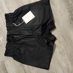 KanCan faux leather shorts